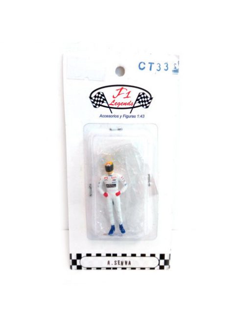 Cartrix - 1:43 Scale Model Figure Of Ayrton Senna, Toleman 1984