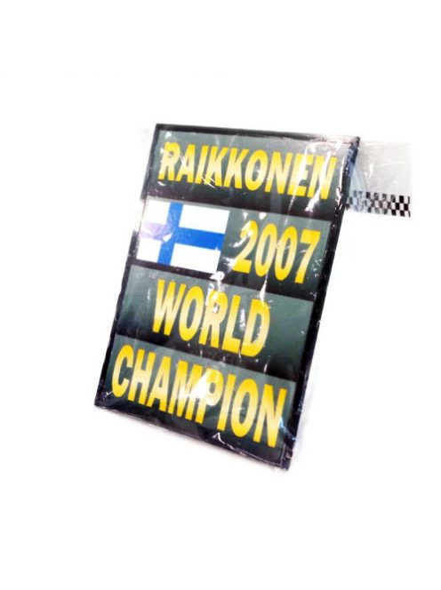 Cartrix - 1:18 2007 Kimi Raikkonen World Champion F1 Sign