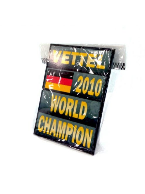 Cartrix - 1:18 2010 Sebastian Vettel World Champion F1 Sign