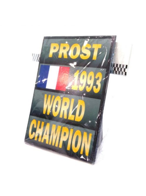 Cartrix - 1:18 1993 Alain Prost World Champion F1 Sign