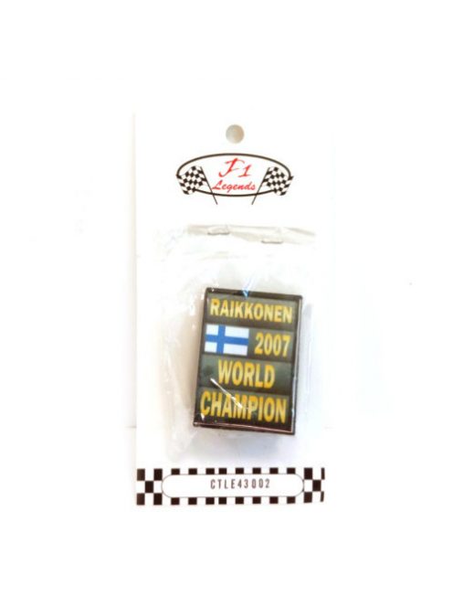 Cartrix - 1:43 2007 Kimi Raikkonen World Champion F1 Sign