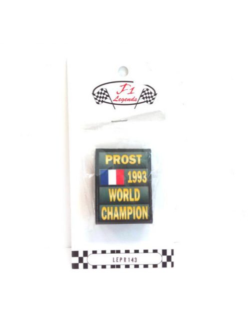 Cartrix - 1:43 1993 Alain Prost World Champion F1 Sign