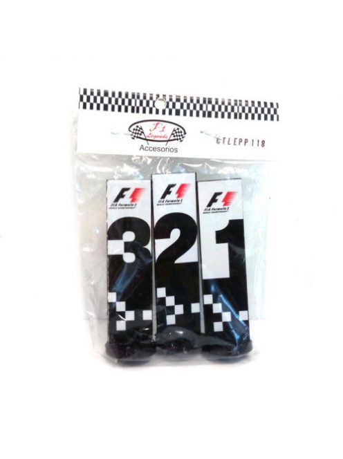 Cartrix - 1:18 Pit Boards Podium F1: #1, #2, #3