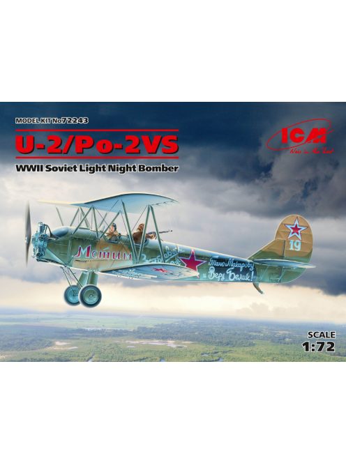 ICM - U-2/Po-2VS, WWII Soviet Light Night Bomber (100% new molds)