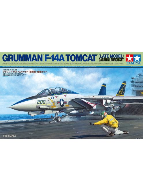 Tamiya - Grumman F-14A Tomcat (Late Model) Carrier Launch Set