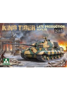   Takom - WWII German Heavy Tank Sd.Kfz.182 King Tiger Late Production 2 in 1 (without interior)