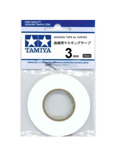 Masking Tape for Curves 3mm Tamiya | No. 87178