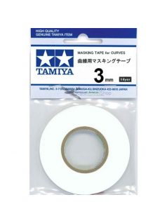Tamiya Tam87178 87178 Masking Tape for Curves 3mm White for sale online 