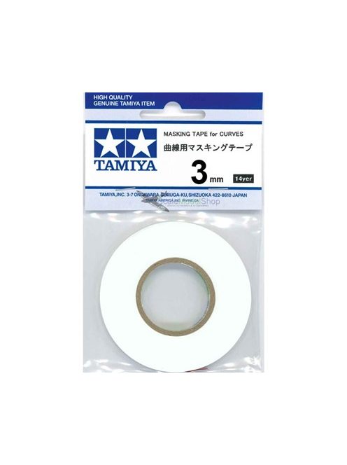 Masking Tape for Curves 3mm Tamiya | No. 87178 - Hobby Chest