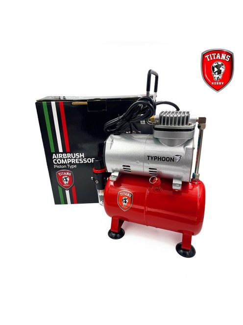 Typhoon Air Compressor Piston Type, 1/6hp - 220-240V 50Hz with air tank 3lt.