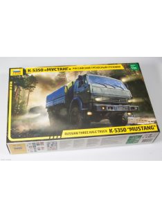   1/35 Russian Three-Axle Army Truck KamAZ-5350 "Mustang" Zvezda - No. 3697