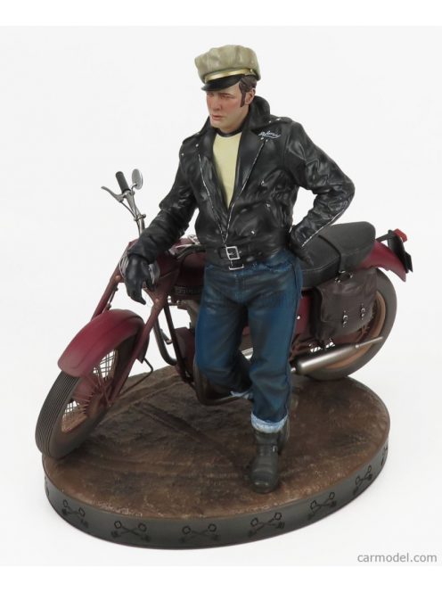 Clc-Models - Triumph Thunderbird With Marlon Brando Figure - Tv Series Red