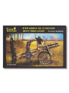 Caesar Miniatures - WWII German Infantry Gun SIG33 with Crew