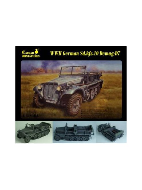 Caesar Miniatures - WWII German Sd. Kfz. 10 Halftrack