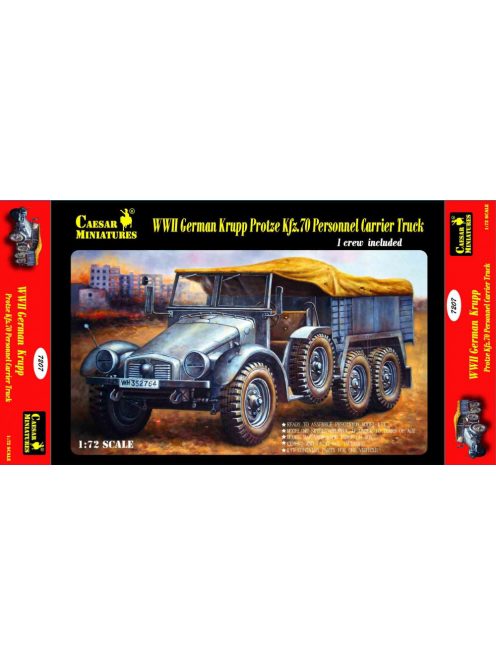 Caesar Miniatures - WWII Germ. Krupp Pr. Kfz.70 Pers.C.Truck