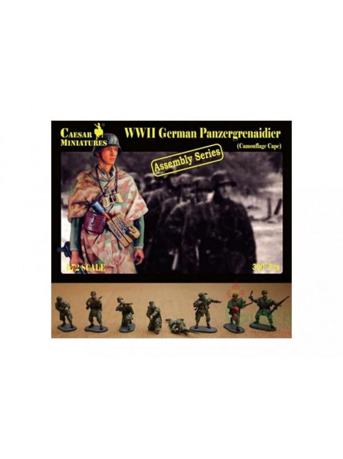 Caesar Miniatures - German Panzergrenaidier(Camouflage Cape)