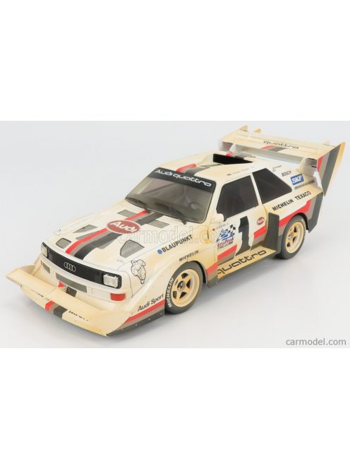 Cmr - Audi Quattro Sport S1 E2 N 1 Winner Rally Pikes Peak Hill Climb - Dirty Version - 1987 W.Rohrl Yellow White Red