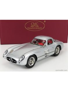   Cmc - Mercedes Benz 300 Slr Uhlenhaut Coupe 1955 - Red Interior Silver