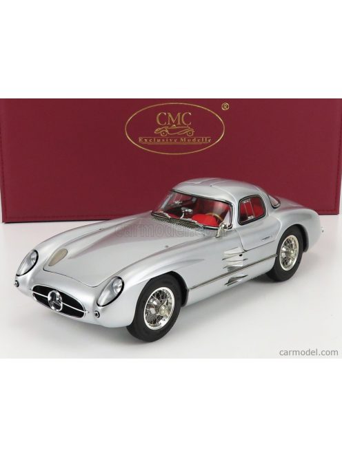 Cmc - Mercedes Benz 300 Slr Uhlenhaut Coupe 1955 - Red Interior Silver