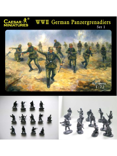 WWII German Panzergrenadiers Set 1