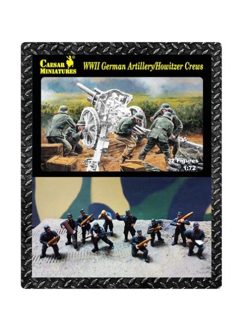 Caesar Miniatures - WWII German Artillery Howitzer Crew