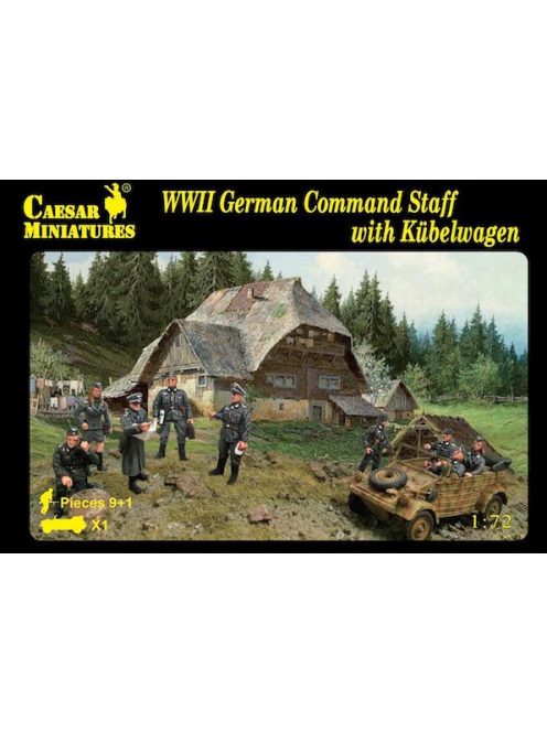 WWII German Command Staff with Kübelwage