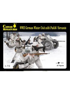 WWII German Winter Unit with Pak36 / Servants