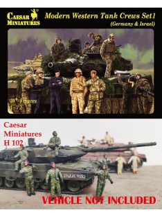 Caesar Miniatures - Modern Western Tank Crews Set1