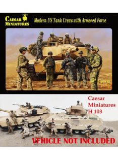 Caesar Miniatures - Modern US Tank Crews with Armored