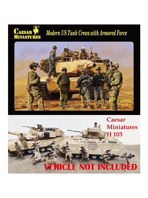 Caesar Miniatures - Modern US Tank Crews with Armored