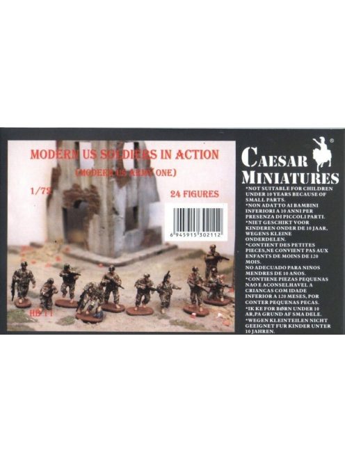 Caesar Miniatures - Moders US Soldiers in Action