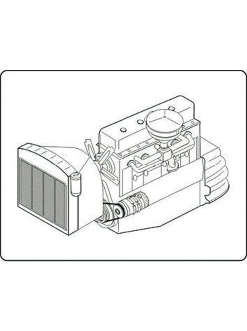 CMK - DUKW Engine Set für Italeri Bausatz