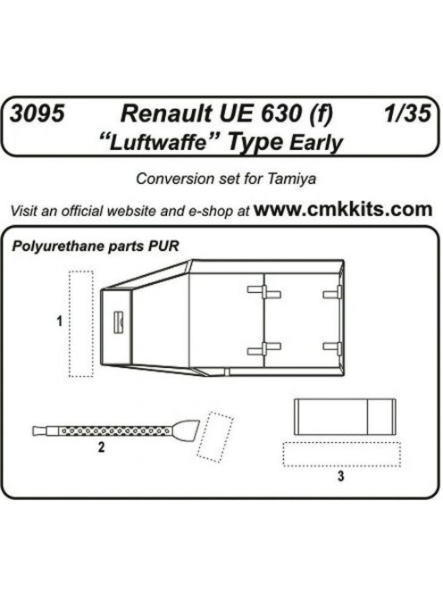 CMK - Renault UE 630 (f) Luftwaffe Type Early für Tamiya Bausatz