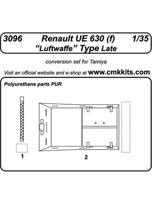 CMK - Renault UE 630 (f) Luftwaffe Type Late für Tamiya Bausatz