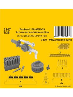   CMK - Panhard 178/AMD-35 Armament and Ammunition (ICM/Revell Tamiya kits)