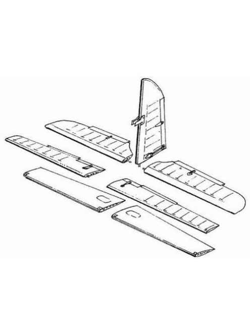 CMK - Me-410B Steuerflächen