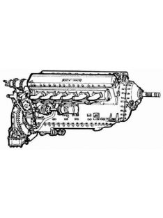 CMK - RR Merlin Motor für Mosquito