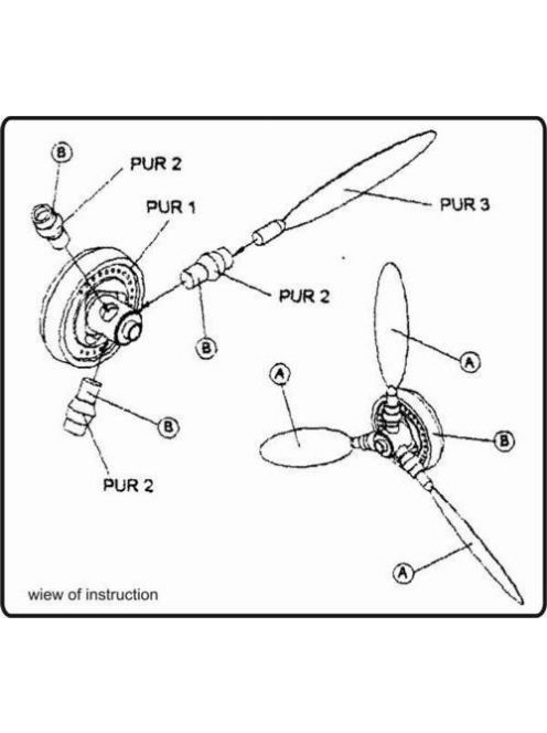 CMK - VDM für Bf-109E Deutscher Propeller