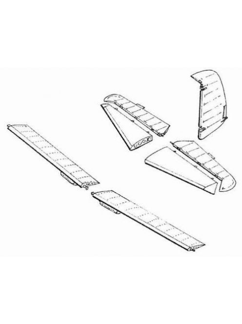 CMK - Bf-109E Steuerflächen