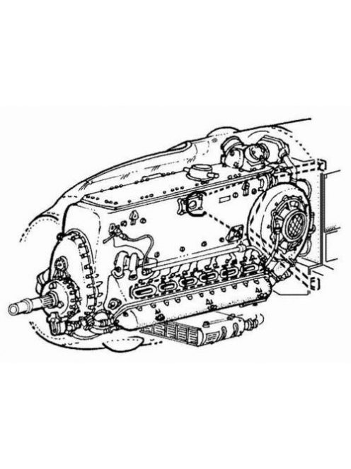 CMK - Bf-109E Motoren set