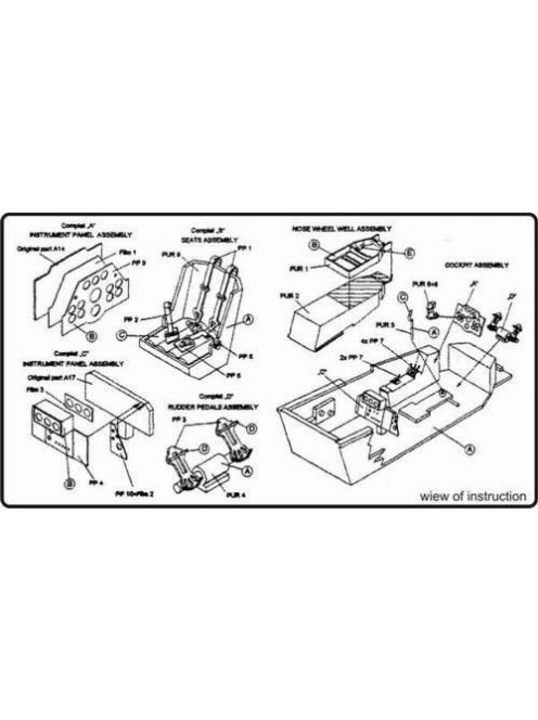 CMK - Ta-154 Interior Set