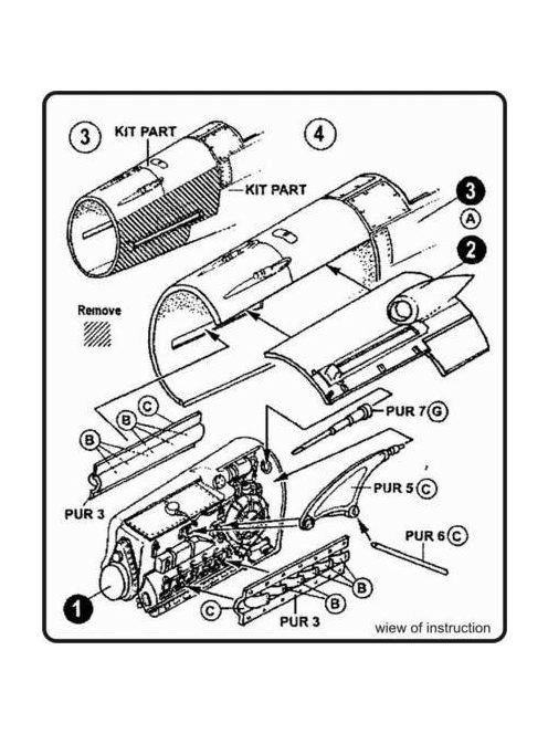 CMK - Dornier Do 335A Motor Set