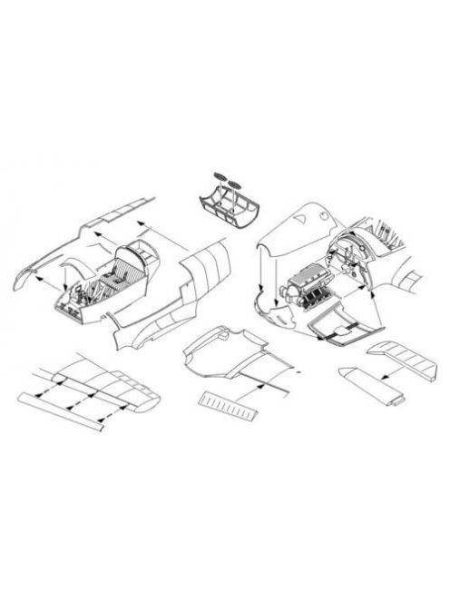 CMK - Me 108 Taifun Interior Set