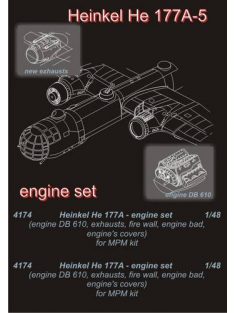 CMK - He 177A Motor für MPM Bausatz