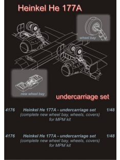 CMK - He 177A Undercarriage für MPM Bausatz