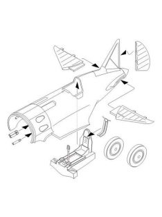 CMK - I-16 typ 10 Exterior für Eduard Bausatz.