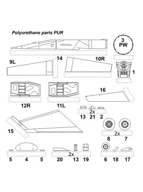 CMK - F-16C/D für Hasegawa-Bausatz