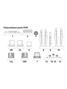 CMK - JAS-39D Gripen Exterior für Italeri Bausatz