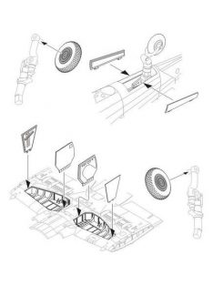 CMK - Westland Wyvern - undercarriage set for Trumpeter kit