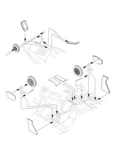 CMK - Hawker Seahawk - undercarriage set for Trumpeter kit